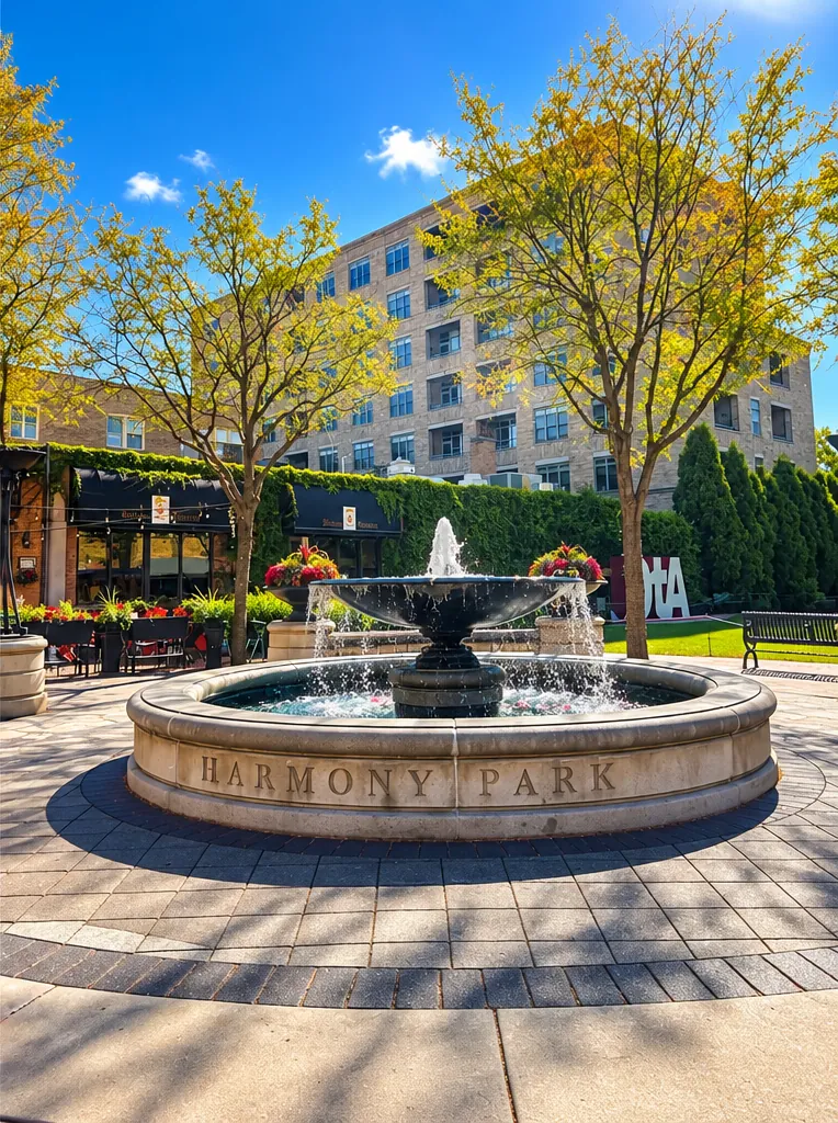 Harmony Park in Arlington Heights, Illinois, photographed by Raad Eshoo